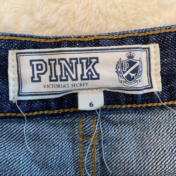 Victoria Secret Pink Denim Shorts 6 - Picture 2 of 3